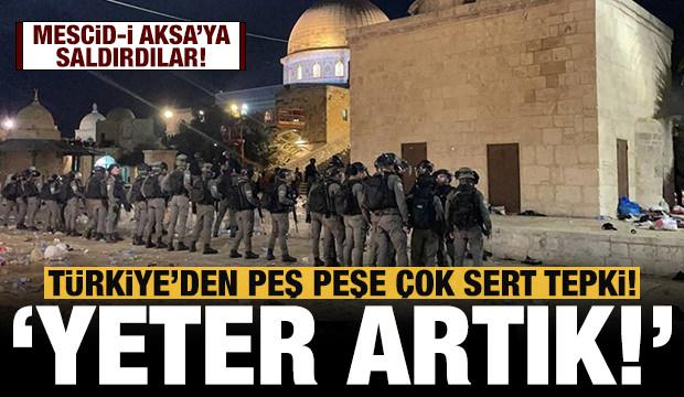 İsrail'in saldırısına Türkiye'den peş peşe çok sert tepki!