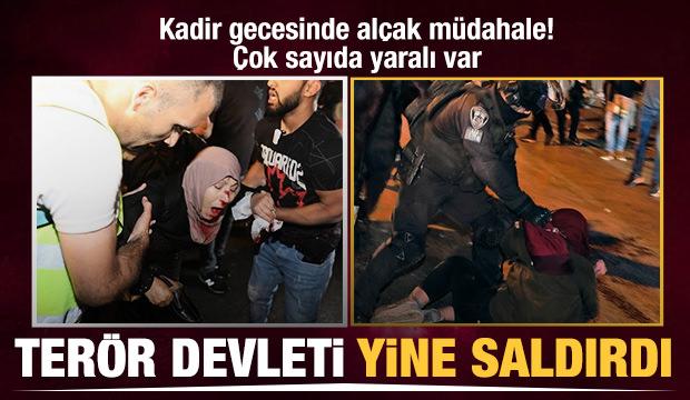 Terör devleti İsrail Kudüs'te yine saldırıya geçti