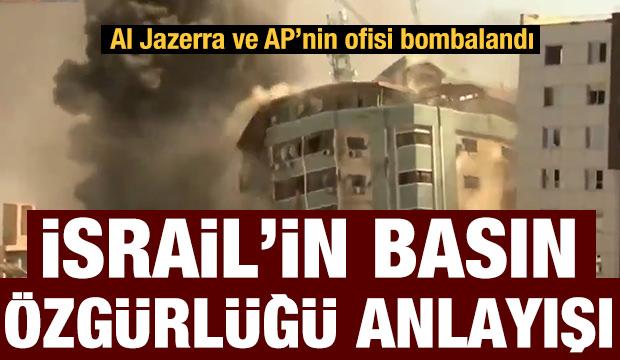 İsrail uçakları Al Jazerra ve AP'nin ofislerini bombaladı