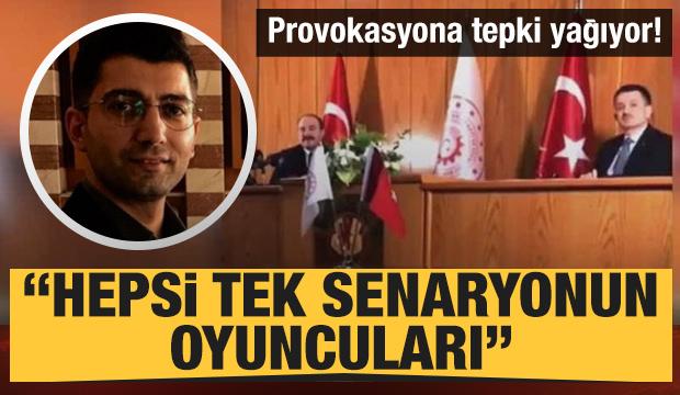 FETÖ şaibeli muhabirin yaptığı provokasyona tepki yağıyor!