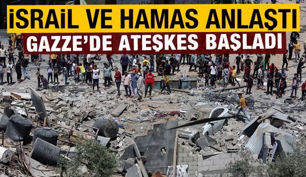 İsrail ile Hamas arasında varılan ateşkes başladı
