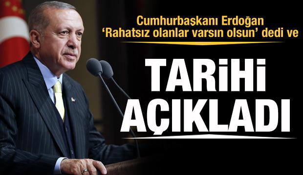 Cumhurbaşkanı Erdoğan, 'Kanal İstanbul' ile ilgili tarih verdi