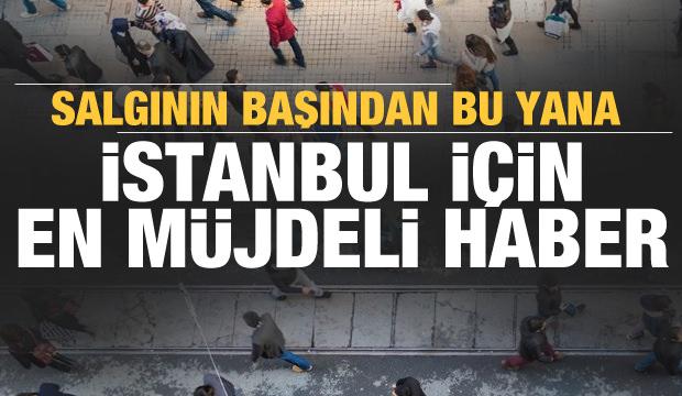 Salgının başlangıcından bu yana İstanbul için en müjdeli haber