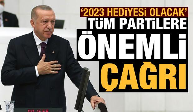 Son dakika haberi: Cumhurbaşkanı Erdoğan'dan tüm partilere yeni anayasa çağrısı