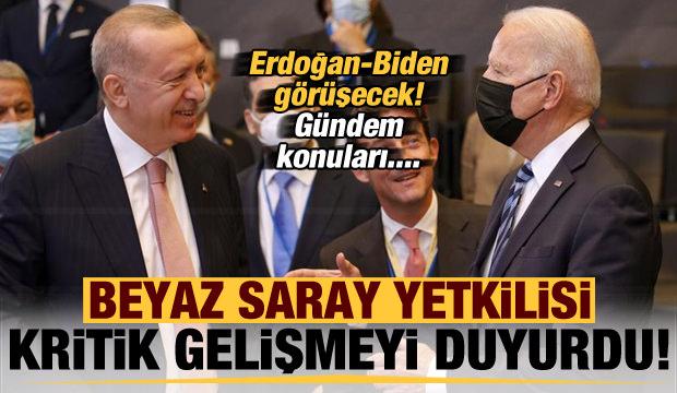 Son dakika: Kritik gelişmeyi duyurdular! Erdoğan-Biden görüşecek…
