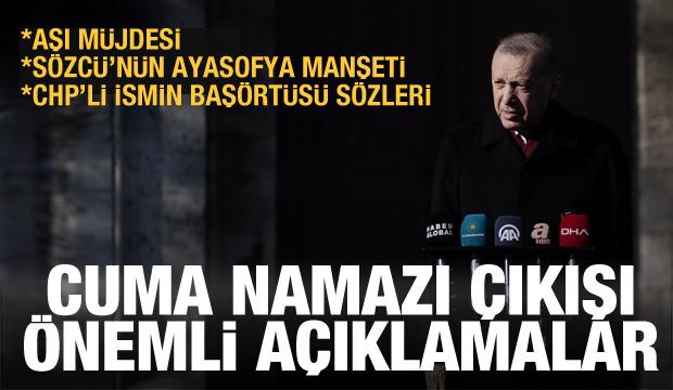 Erdoğan'dan CHP'li ismin başörtüsü skandalına tepki! Sözcü'nün Ayasofya manşetine net cevap