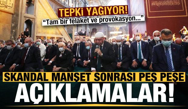 Sözcü'nün skandal manşeti sonrası peş peşe açıklamalar! Tepki yağıyor...