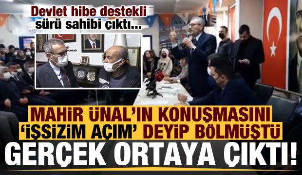Toplantı sırasında 'İşsizim, açım' diye bağırmıştı, sürü sahibi olduğu ortaya çıktı!