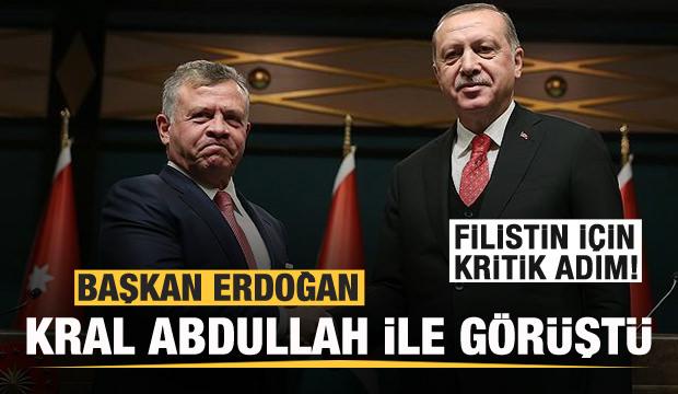 Başkan Erdoğan Kral Abdullah ile görüştü