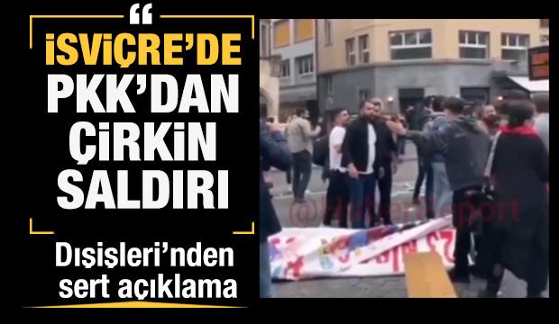 İsviçre'de PKK yandaşları Türk vatandaşlarına saldırdı