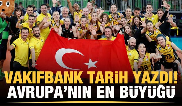 Vakıfbank Avrupa şampiyonu oldu!