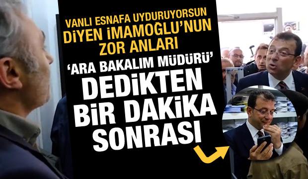 İBB Başkanı İmamoğlu'nun rezil olduğu anlar! Uyduruyorsun dedi vatandaş haklı çıktı
