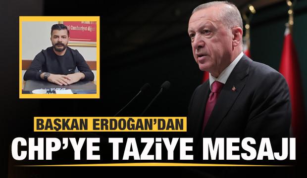 Başkan Erdoğan'dan CHP'ye taziye mesajı