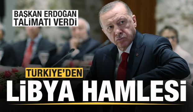 Başkan Erdoğan'dan flaş talimat! Türkiye'den Libya hamlesi