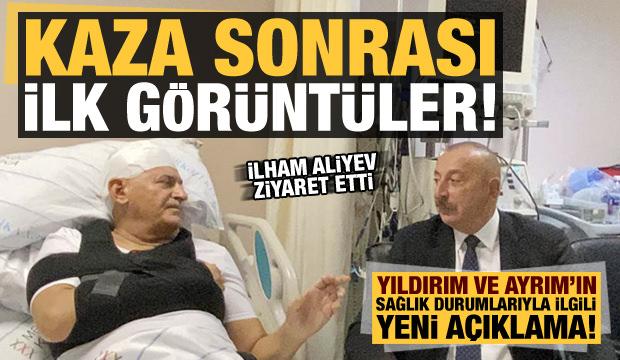 Son dakika: Kaza sonrası Binali Yıldırım ve Şamil Ayrım'dan ilk kareler!