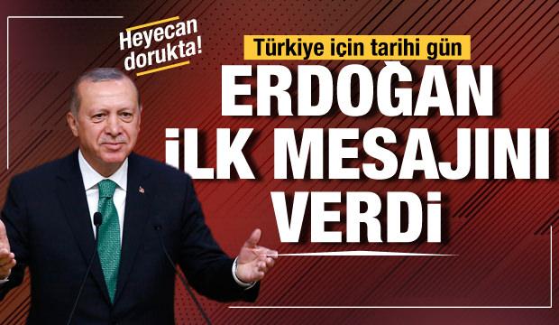 Cumhurbaşkanı Erdoğan'dan 'Türkiye Yüzyılı' mesajı 