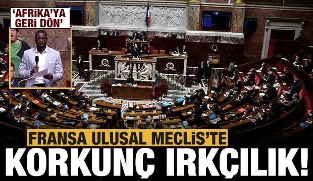Fransız Meclisi'nde korkunç ırkçılık: Afrika'ya geri dönün