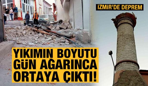 İzmir'de deprem sonrası yıkımın boyutu ortaya çıktı!