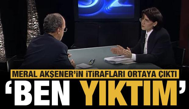 Meral Akşener'in yayın arası sözleri ortaya çıktı: Refah-Yol koalisyonunu ben yıktım!
