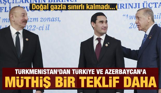 Türkmenistan'dan Türkiye ve Azerbaycan'a müthiş bir teklif daha