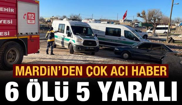 Son dakika: Mardin'de servis aracı kaza yaptı: 6 ölü 5 yaralı