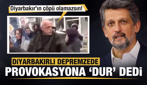 Diyarbakırlı vatandaş provokasyona dur dedi! Garo Paylan'a sert tepki!
