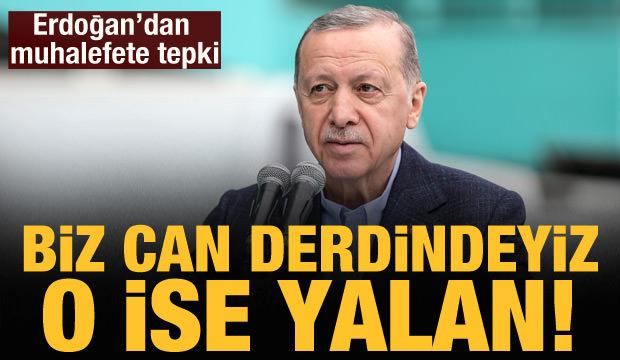 Cumhurbaşkanı Erdoğan: Kılıçdaroğlu'nun işi gücü yalan!