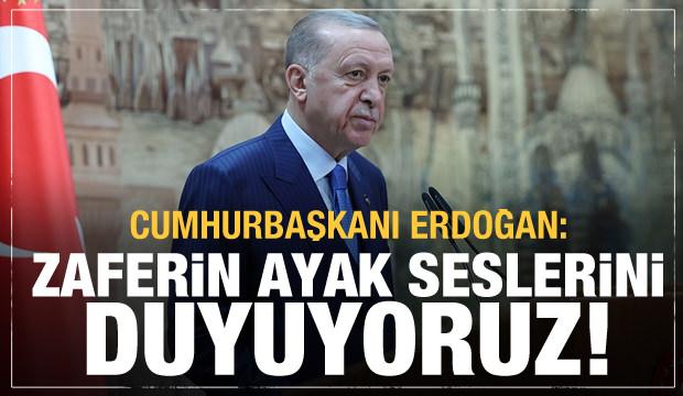 Erdoğan: Zaferin ayak seslerini duyuyoruz - Gazete manşetleri
