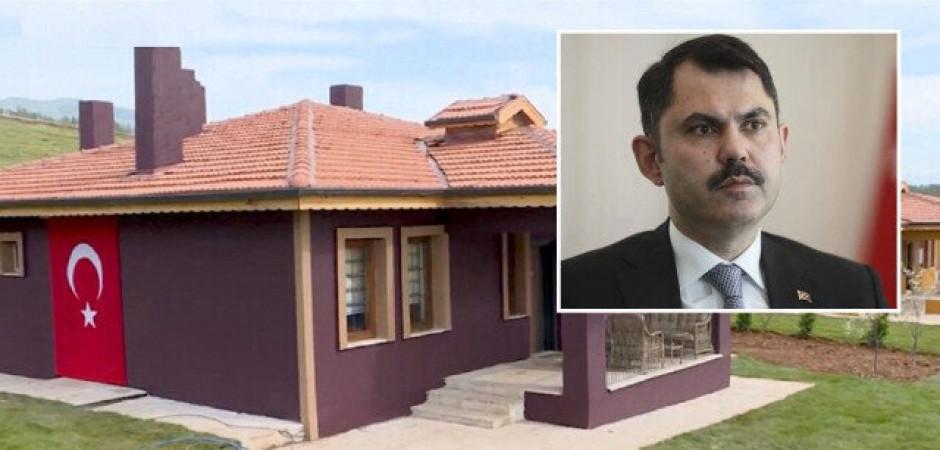 Bakan Kurum paylaştı: İşte deprem bölgesinde inşa edilen köy evleri