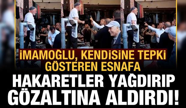 Bayrampaşa'da pazar esnafı ile İBB Başkanı İmamoğlu arasında HDP tartışması çıktı!