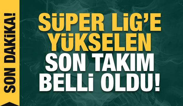 Pendikspor Süper Lig'e yükseldi!