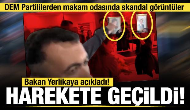 Sur Belediyesi'nde DEM Partililer Atatürk ve Erdoğan'a hakaret etti! Skandal görüntüler