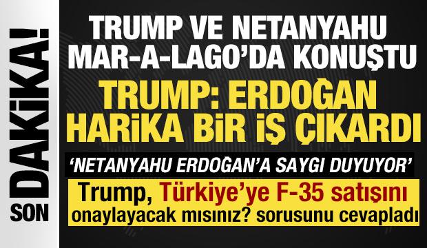 Trump-Netanyahu g&ouml;r&uuml;şmesi başladı! Trump'tan dikkat &ccedil;eken 'T&uuml;rkiye ve Erdoğan' a&ccedil;ıklaması