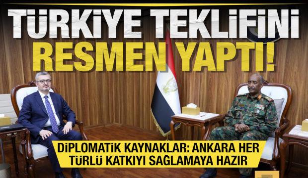 T&uuml;rkiye BAE-Sudan krizinin &ccedil;&ouml;z&uuml;m&uuml; i&ccedil;in teklifini resmen sundu