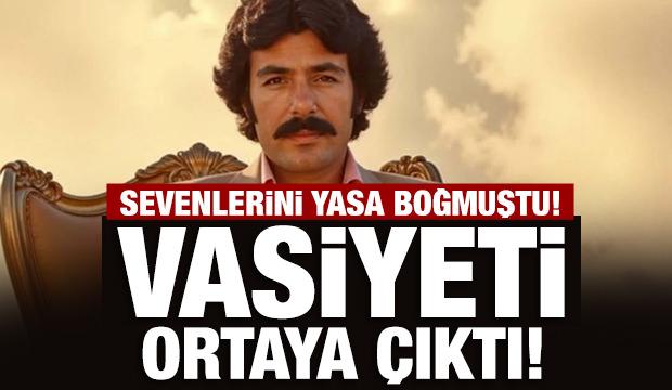 Son Dakika: Ferdi Tayfur'un vasiyeti ortaya çıktı