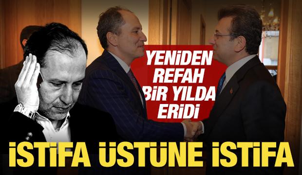 Yeniden Refah'ta &ccedil;&ouml;z&uuml;lme son s&uuml;rat: İstifaların ardı arkası kesilmiyor! 1 yıl bile ge&ccedil;medi