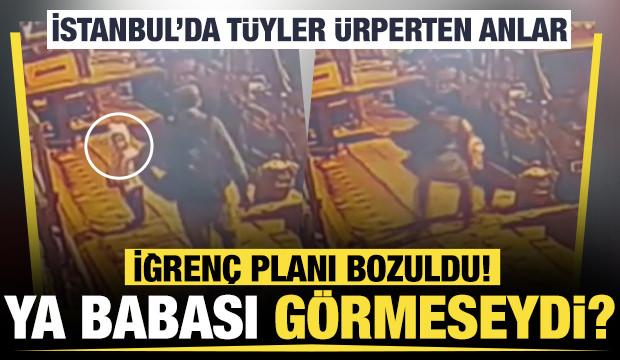 Arnavutköy’de akı dışı anlar: Çocuğu kaçırmaya çalıştı!