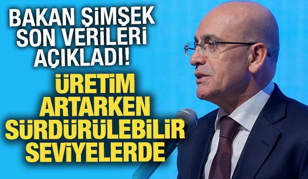 Bakan Şimşek: Cari açığın sürdürülebilir seviyede kalmasını bekliyoruz