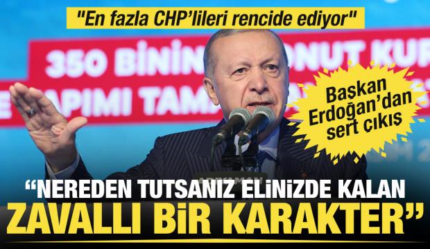 Başkan Erdoğan'dan Özgür Özel'e: Nereden tutsanız elinizde kalan zavallı bir karakter