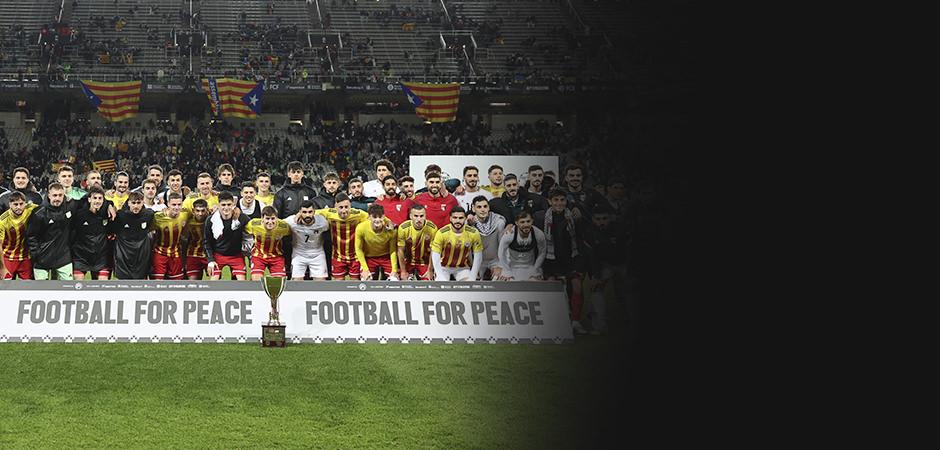 Filistin Milli Takımı, Barcelona'da 2 golle kaybetti