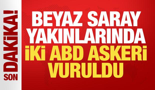 Beyaz Saray yakınlarında iki ABD askeri vuruldu