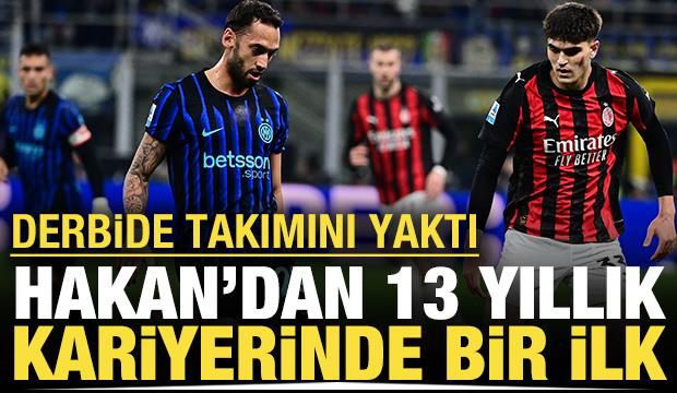 Hakan'dan 13 yıllık kariyerinde bir ilk: Derbide takımını yaktı
