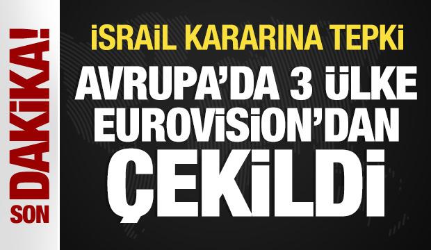 Avrupa'da 3 ülke Eurovision'dan çekildi