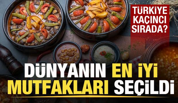 Dünyanın en iyi 100 mutfağı belli oldu! Türkiye kaçıncı sırada?