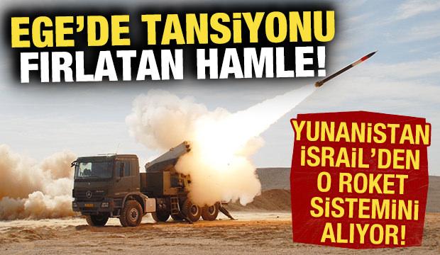 Ege'de tansiyonu fırlatan hamle! Yunanistan, İsrail'den o roket sistemini alıyor