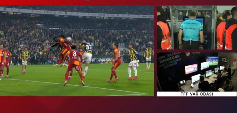 Fenerbahçe-Galatasaray derbisinin VAR kayıtları açıklandı