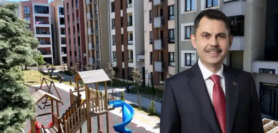 Bakan Kurum'dan 500 bin konut projesi a&ccedil;ıklaması!