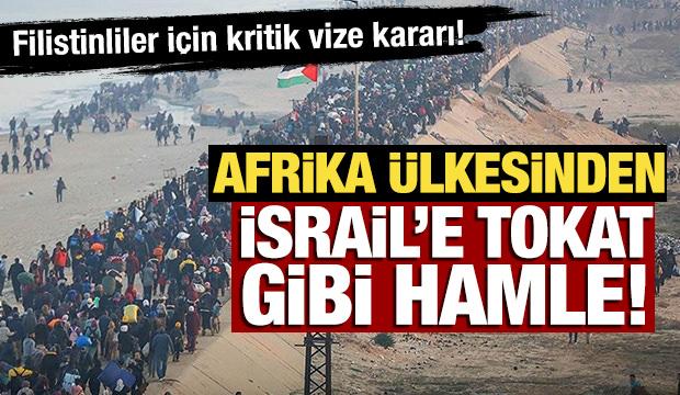 Güney Afrika'dan İsrail'in planına tokat gibi hamle! Filistinliler için kritik vize kararı