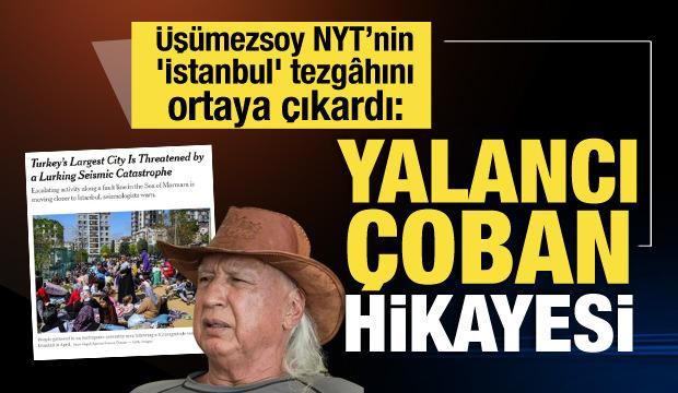 Prof. Dr. &Uuml;ş&uuml;mezsoy'dan NYT'nin İstanbul analizine sert yanıt