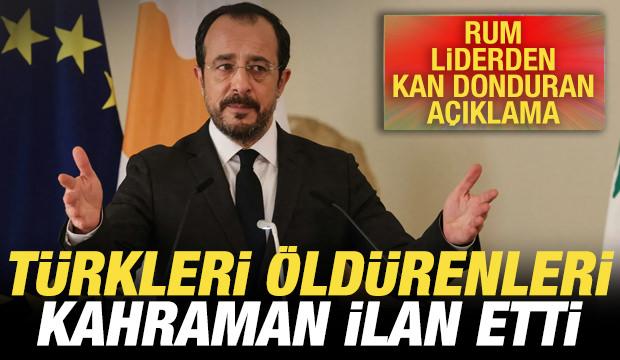 Rum liderden kan donduran a&ccedil;ıklama! T&uuml;rkleri &ouml;ld&uuml;renleri kahraman ilan etti